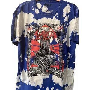 SLAYER Vintage Remake Tie-Dye Graphic Tee - M